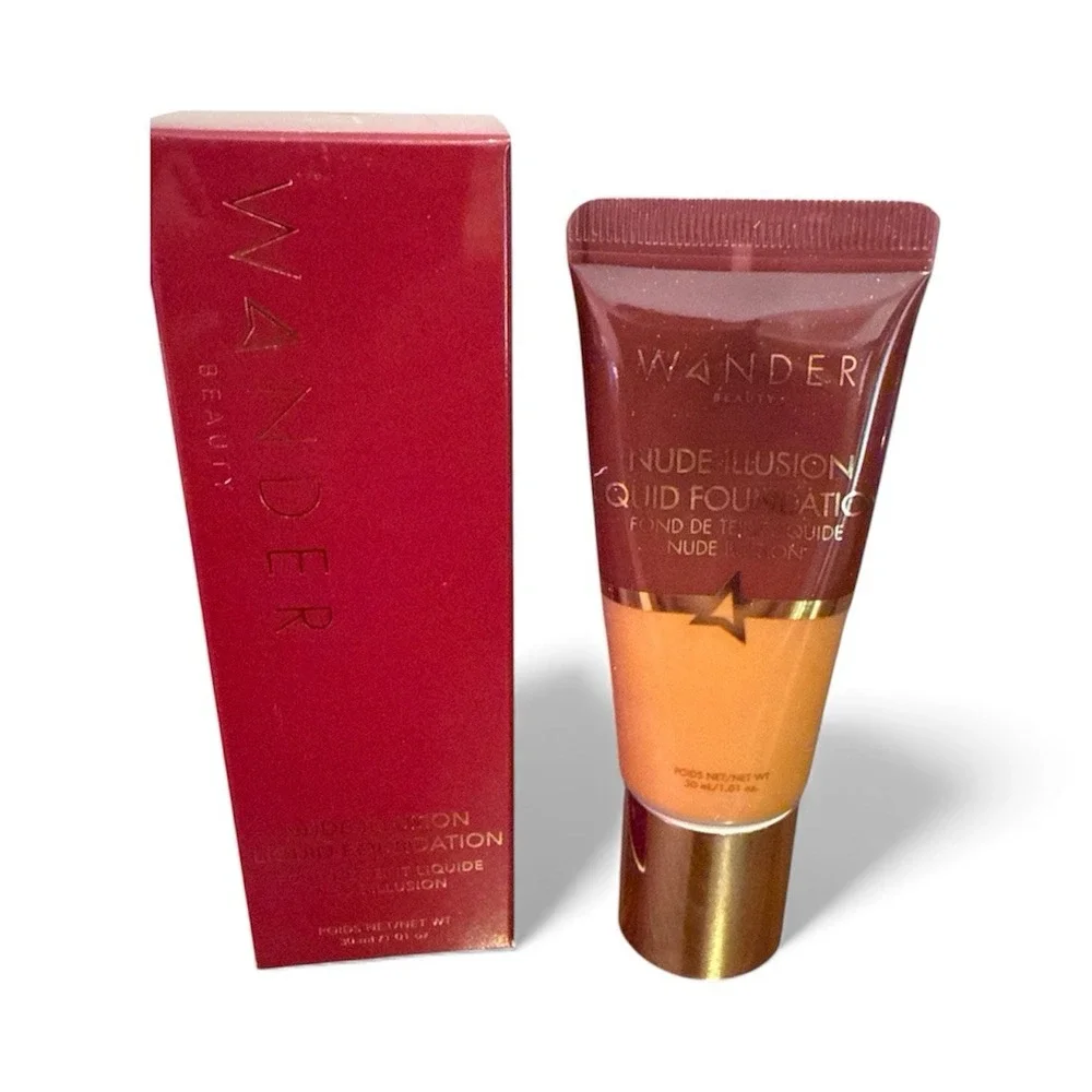 Wander Beauty‎ Nude Illusion Liquid Foundation 1.01 Oz Rich Golden Rich